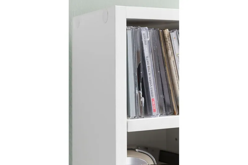 Bokhylle 21 cm i Malt Tre - Hvit - Oppbevaring - Hyller - Bokhylle