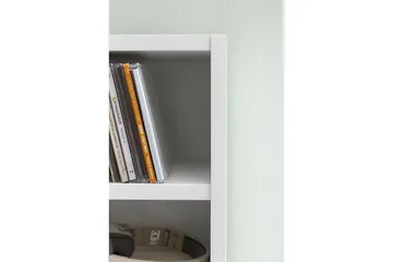 Bokhylle 21 cm i Malt Tre - Hvit - Oppbevaring - Hyller - Bokhylle