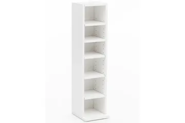Bokhylle 21 cm i Malt Tre - Hvit - Oppbevaring - Hyller - Bokhylle