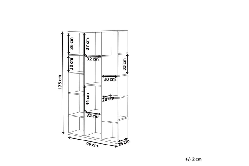 Bokhylle Bangor - Oppbevaring - Hyller - Bokhylle