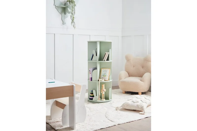 Bokhylle Caney Grønn - Grønn - Møbler - Barnemøbler - Oppbevaring barnerom - Hylle barnerom