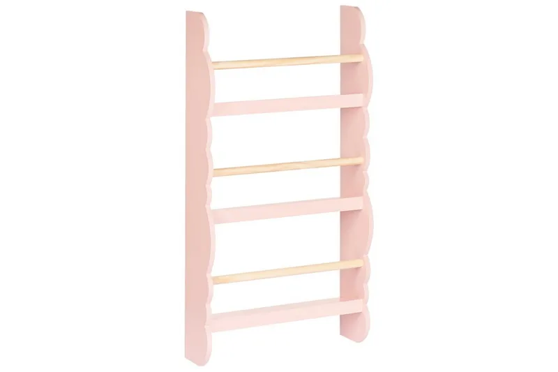 Bokhylle Rigolet Rosa, lyst tre - Rosa, lyst tre - Oppbevaring - Hyller - Bokhylle