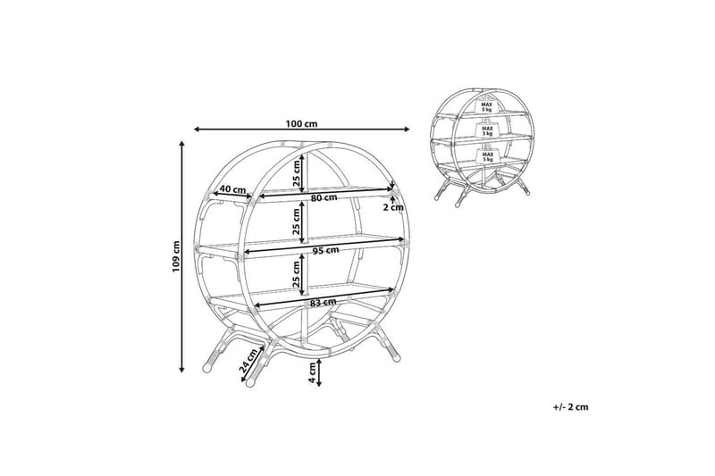 Bokhylle Tuvalu Ii - Oppbevaring - Hyller - Bokhylle