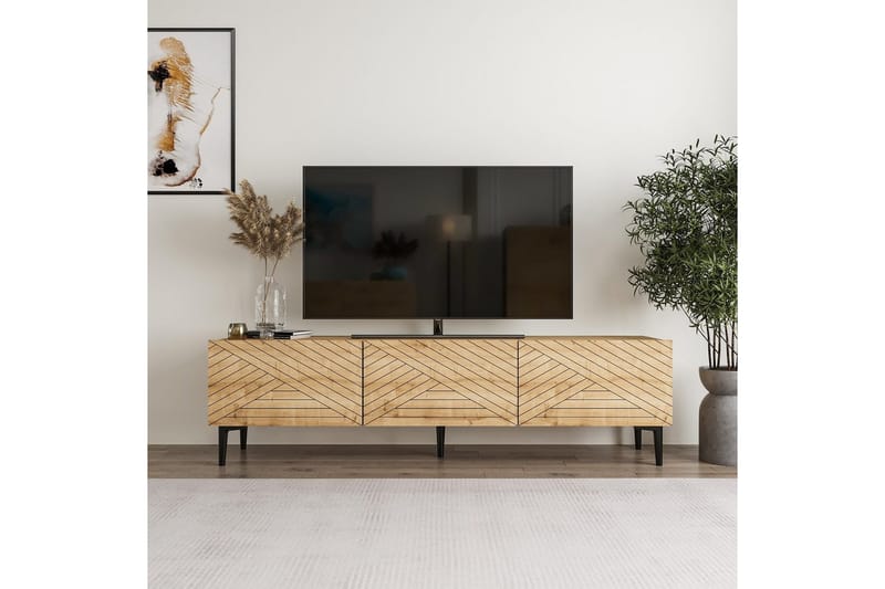 Botswana TV-benk 160 cm - Naturell - Møbler - Mediamøbel & tv møbel - TV-benk & mediabenk