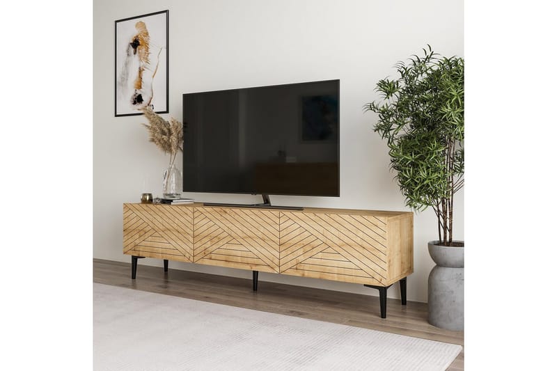 Botswana TV-benk 160 cm - Naturell - Møbler - Mediamøbel & tv møbel - TV-benk & mediabenk