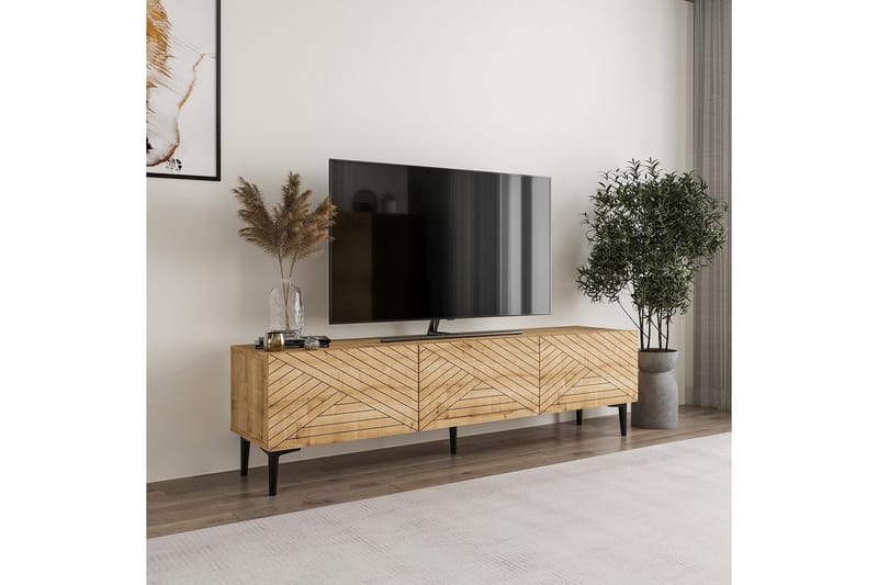 Botswana TV-benk 160 cm - Naturell - Møbler - Mediamøbel & tv møbel - TV-benk & mediabenk