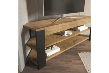 Bralyn TV-benk 120 cm - Eik/Antrasitt - Møbler - Mediamøbel & tv møbel - TV-benk & mediabenk