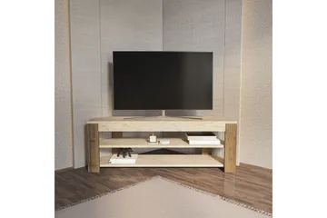 Bralyn TV-benk 120 cm - Hvit/Eik - Møbler - Mediamøbel & tv møbel - TV-benk & mediabenk