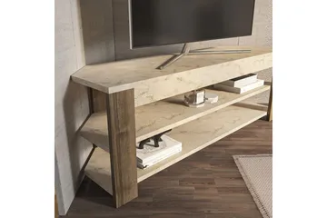 Bralyn TV-benk 120 cm - Hvit/Eik - Møbler - Mediamøbel & tv møbel - TV-benk & mediabenk