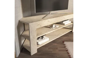 Bralyn TV-benk 120 cm - Travertin - Møbler - Mediamøbel & tv møbel - TV-benk & mediabenk