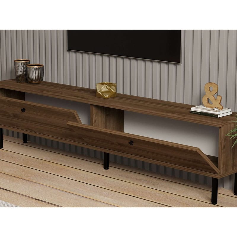 Bravic TV-benk 160 cm - Brun - Møbler - Mediamøbel & tv møbel - TV-benk & mediabenk