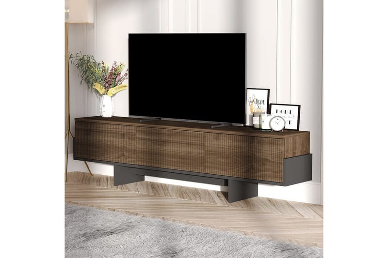 Brin TV-benk 180 cm - Brun/Svart - Møbler - Mediamøbel & tv møbel - TV-benk & mediabenk