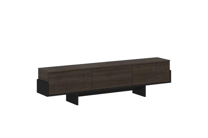 Brin TV-benk 180 cm, Brun/Svart