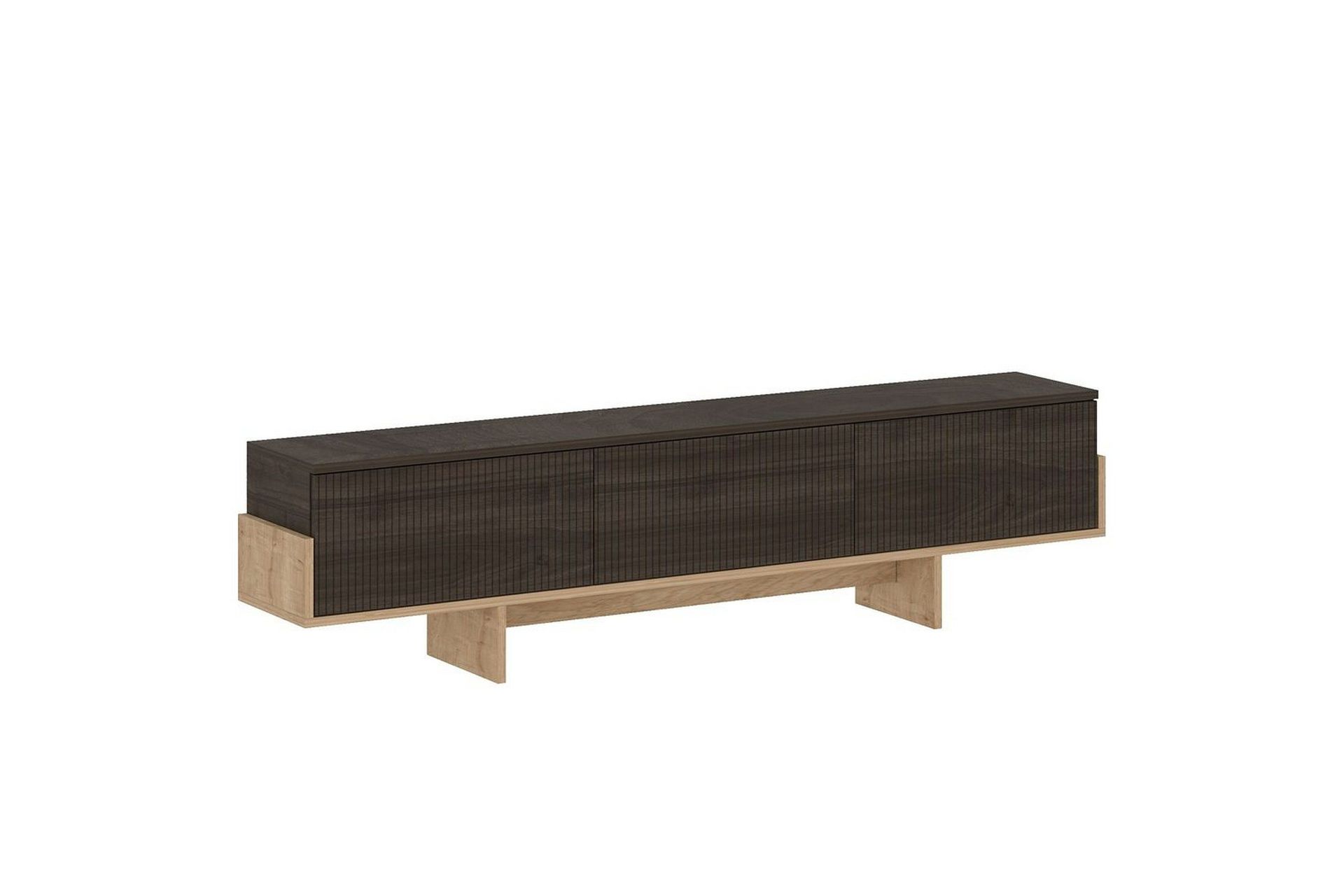 Brin TV-benk 180 cm - Natur/Brun