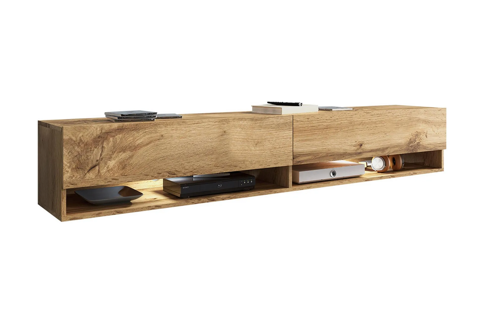 Brya TV-benk 180x32x30 cm - Tre/Natur