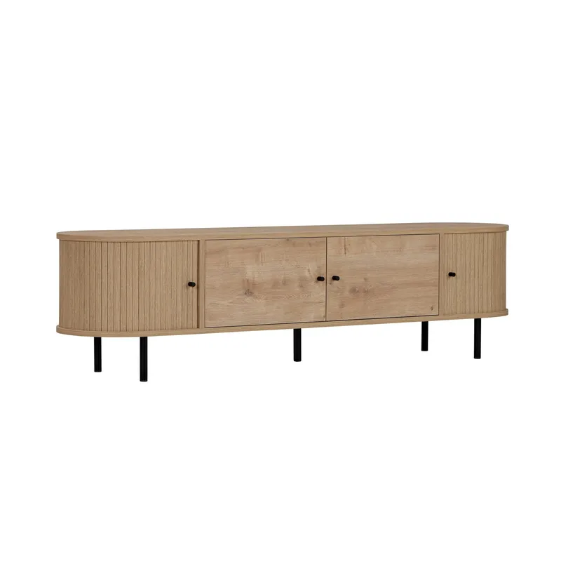 Bryric TV-benk 180 cm, Sapphire Oak/Svart