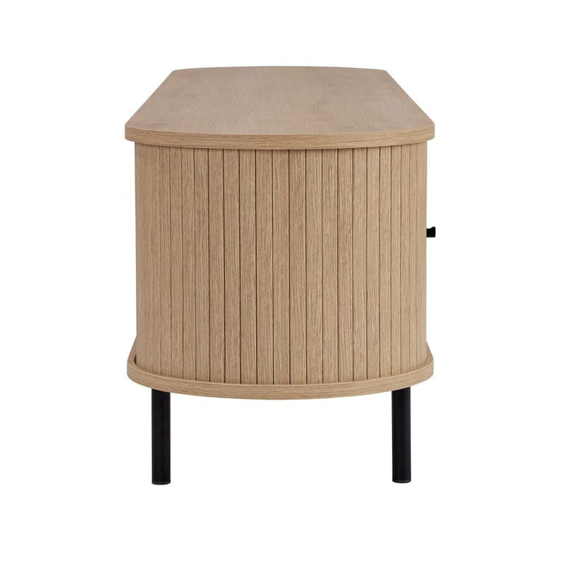 Bryric TV-benk 180 cm - Sapphire Oak/Svart - Møbler - Mediamøbel & tv møbel - TV-benk & mediabenk