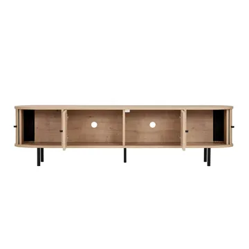 Bryric TV-benk 180 cm - Sapphire Oak/Svart - Møbler - Mediamøbel & tv møbel - TV-benk & mediabenk