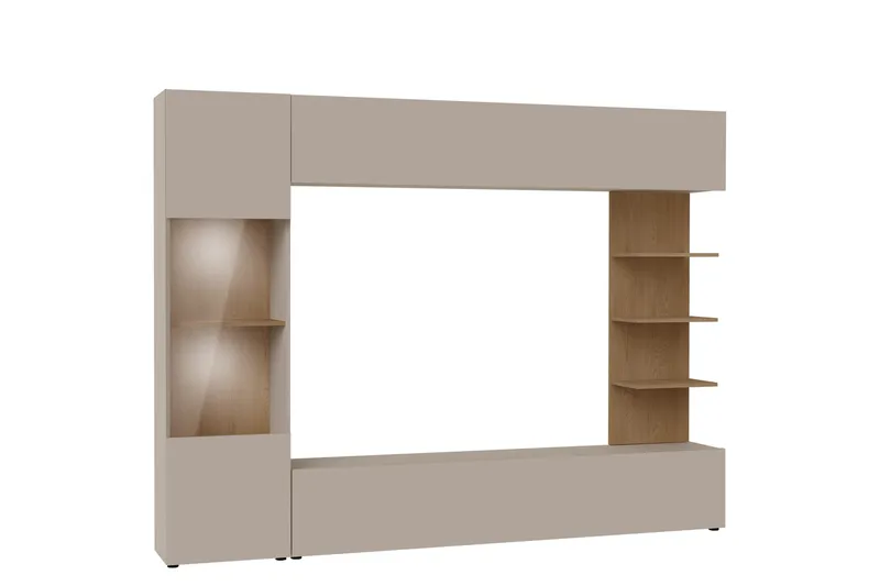 Bunda TV-møbelsett 250x30 cm - Beige - Møbler - Mediamøbel & tv møbel - TV-møbelsett