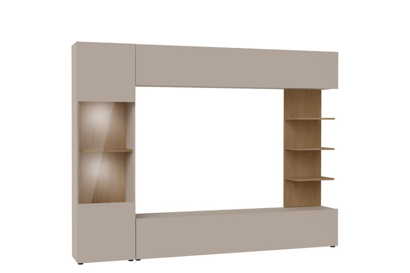 Bunda TV-møbelsett 250x30 cm - Beige - Møbler - Mediamøbel & tv møbel - TV-møbelsett