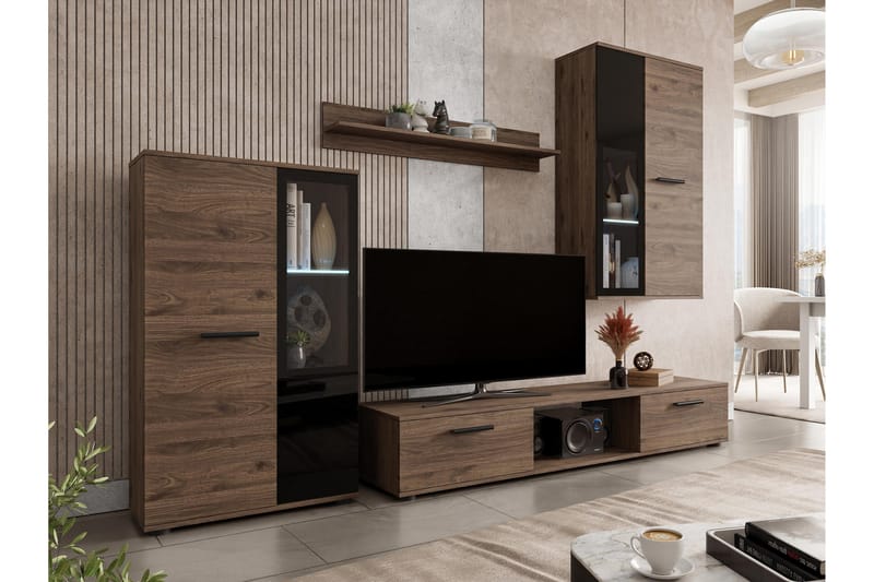 Bunta Tv-Møbelsett - Beige - Møbler - Mediamøbel & tv møbel - TV-møbelsett