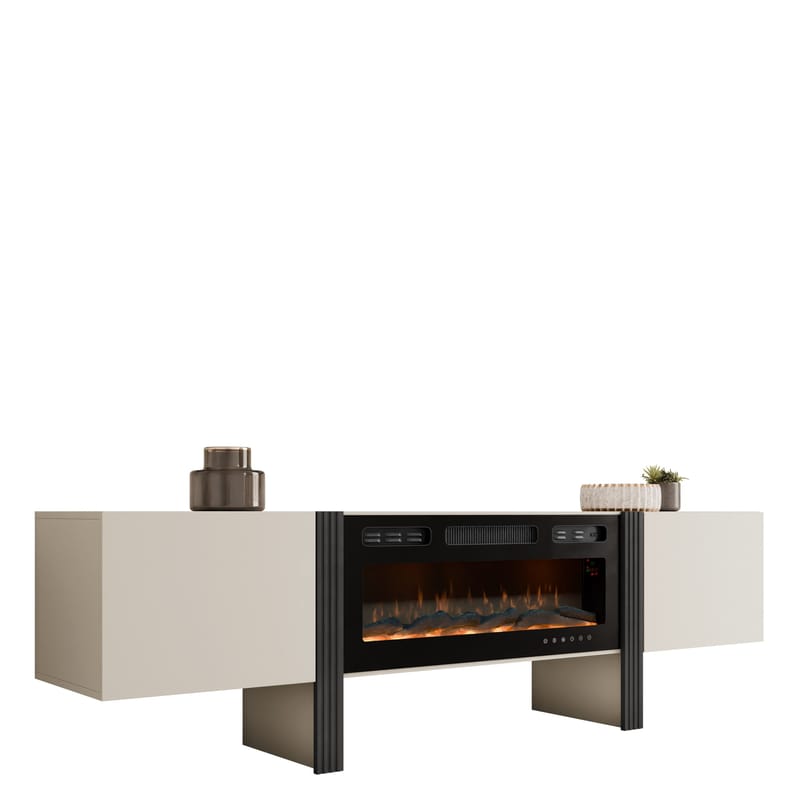 Calvenn TV-benk med Peis 200 cm, undefined