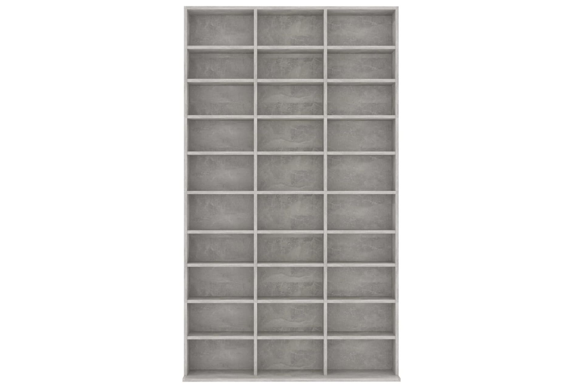 CD-skap betonggrå 102x16x177,5 cm sponplate - Møbler - Mediamøbel & tv møbel - CD-hylle & DVD-hylle