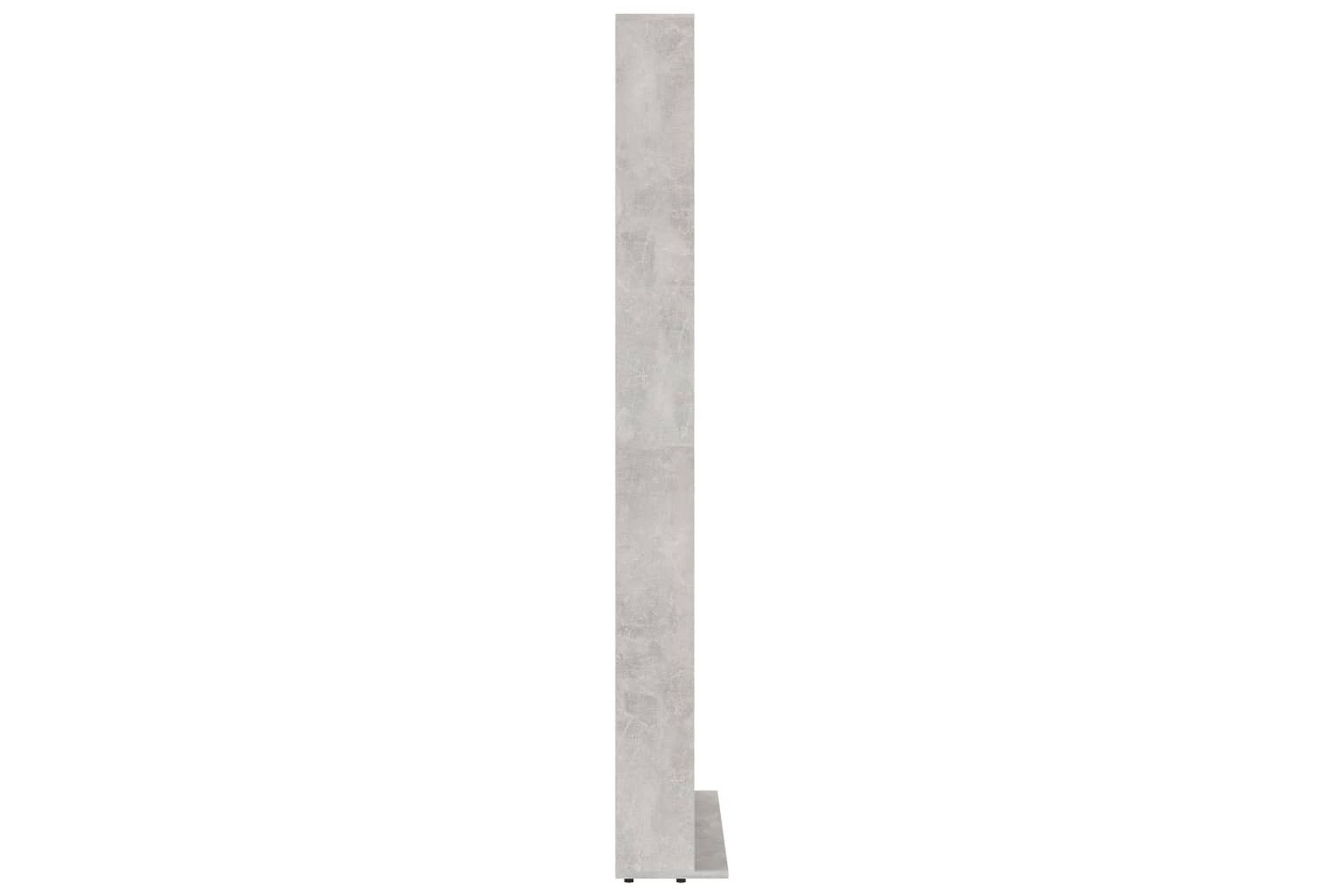 CD-skap betonggrå 102x16x177,5 cm sponplate - Møbler - Mediamøbel & tv møbel - CD-hylle & DVD-hylle