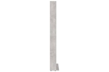 CD-skap betonggrå 102x16x177,5 cm sponplate - Møbler - Mediamøbel & tv møbel - CD-hylle & DVD-hylle