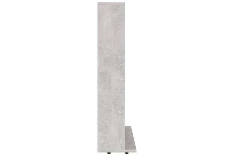 CD-skap betonggrå 102x16x89,5 cm sponplate - Møbler - Mediamøbel & tv møbel - CD-hylle & DVD-hylle