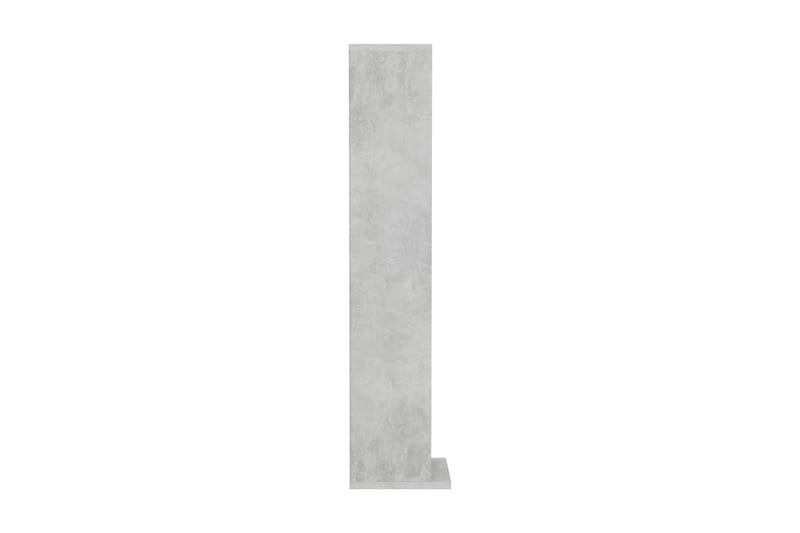 CD-skap betonggrå 21x16x88 cm sponplate - Grå - Møbler - Mediamøbel & tv møbel - CD-hylle & DVD-hylle