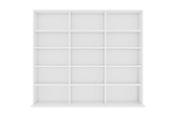 CD-skap hvit 102x16x89,5 cm sponplate - Møbler - Mediamøbel & tv møbel - CD-hylle & DVD-hylle