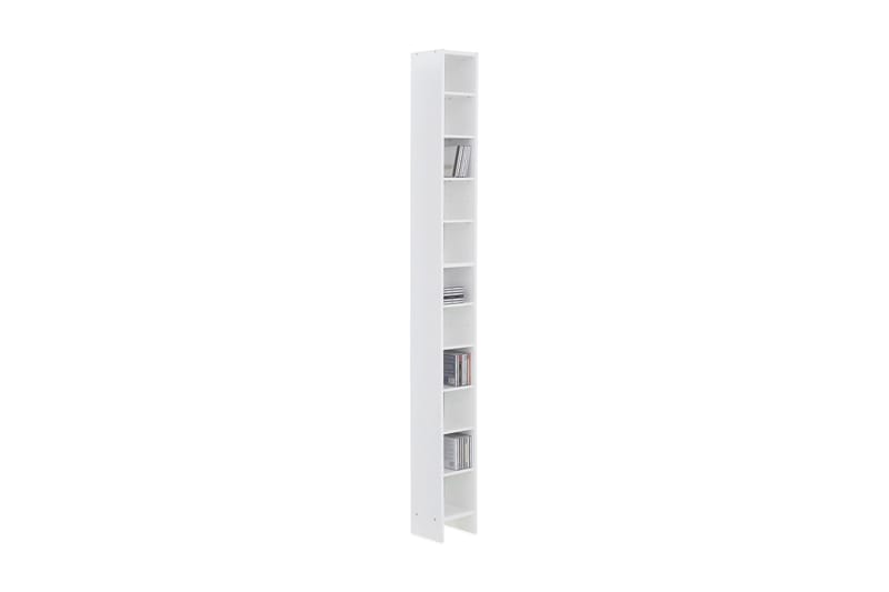 Harada CD-Hylle 20 cm - Hvit - Møbler - Mediamøbel & tv møbel - CD-hylle & DVD-hylle