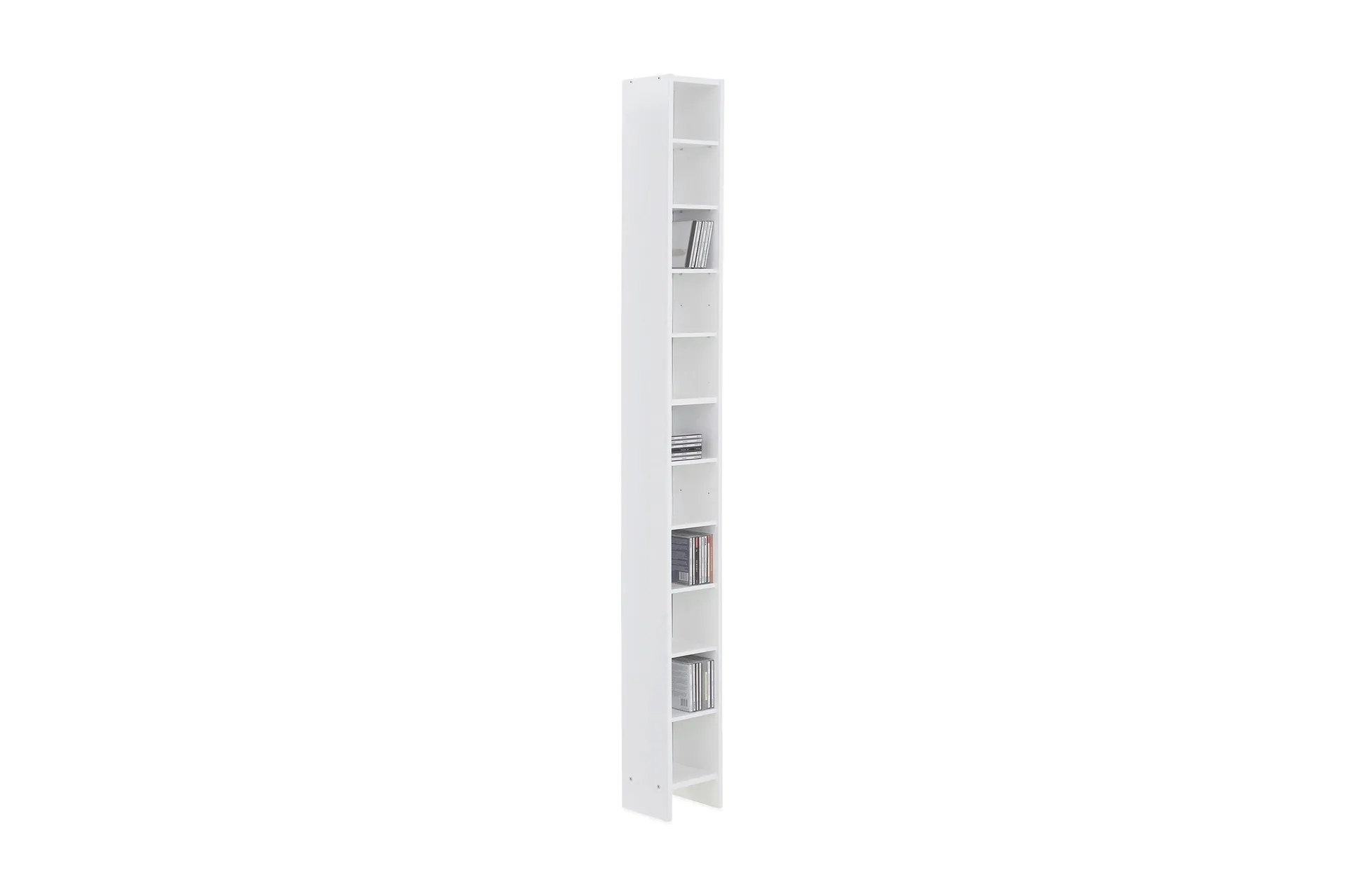 Harada CD-Hylle 20 cm - Hvit