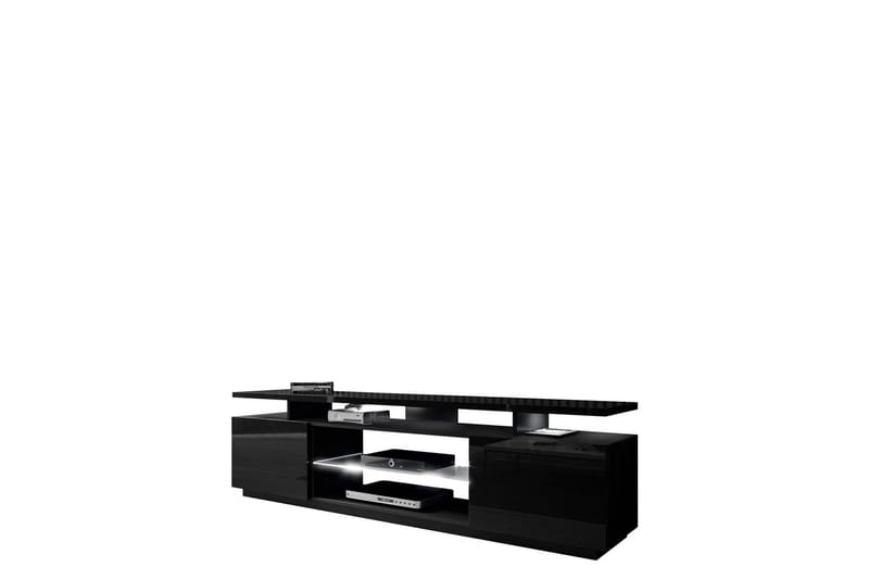 Ceasar TV-benk 180 cm - Svart - Møbler - Mediamøbel & tv møbel - TV-benk & mediabenk