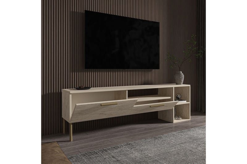 Chaclla TV-benk 150 cm - Beige - Møbler - Mediamøbel & tv møbel - TV-benk & mediabenk