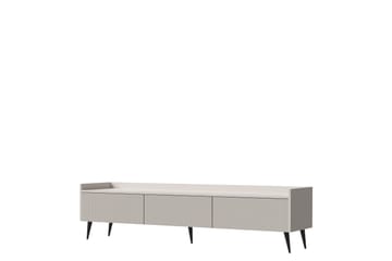 Chiku Gulvstående TV-benk 180 cm med Oppbevaring i Malt Tre - Beige - Møbler - Mediamøbel & tv møbel - TV-benk & mediabenk