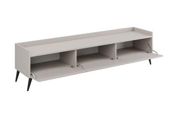 Chiku Gulvstående TV-benk 180 cm med Oppbevaring i Malt Tre - Beige - Møbler - Mediamøbel & tv møbel - TV-benk & mediabenk