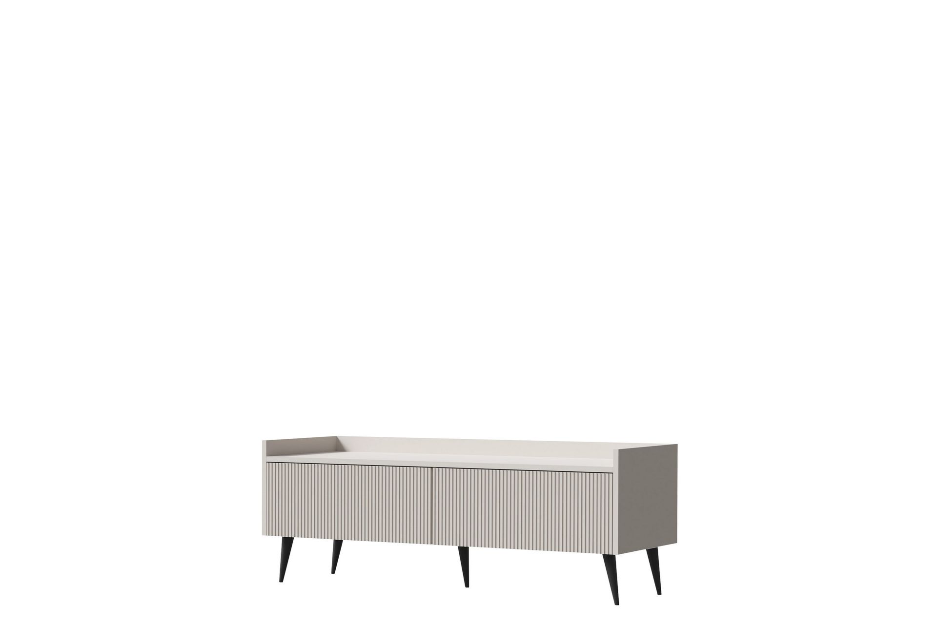 Chiku TV-benk 121 cm - Beige - Møbler - Mediamøbel & tv møbel - TV-benk & mediabenk