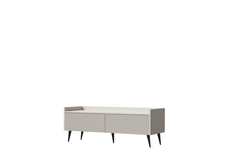 Chiku TV-benk 121 cm - Beige - Møbler - Mediamøbel & tv møbel - TV-benk & mediabenk