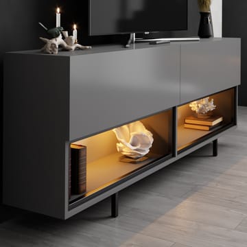 Cielieucel TV-benk 180 cm - Antrasitt - Møbler - Mediamøbel & tv møbel - TV-benk & mediabenk