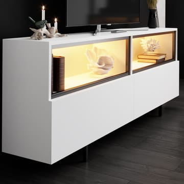 Cielieucel TV-benk 180 cm - Hvit - Møbler - Mediamøbel & tv møbel - TV-benk & mediabenk