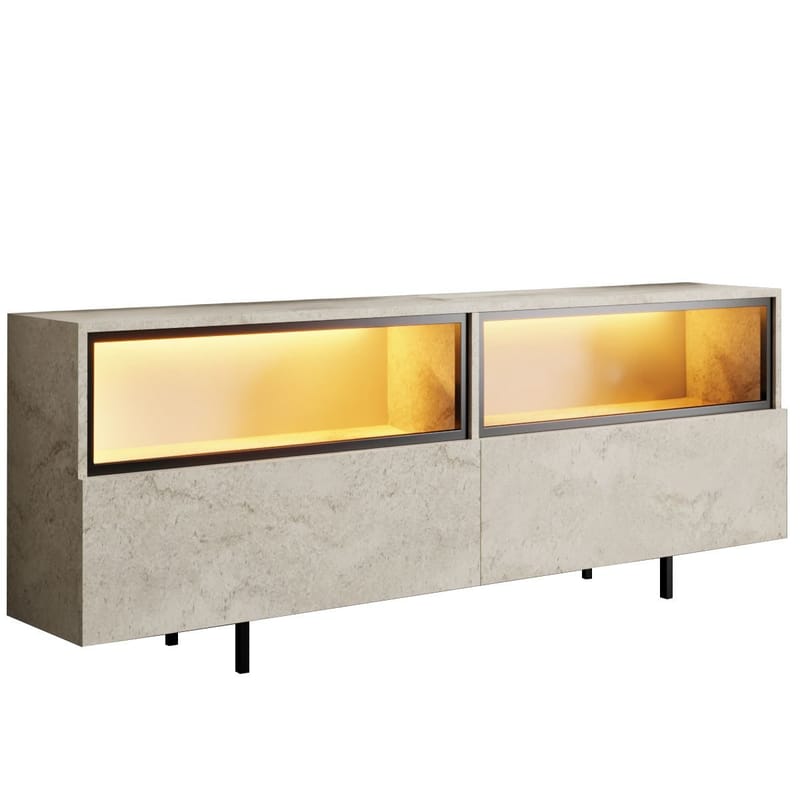 Cielieucel TV-benk 180 cm - Travertin - Møbler - Mediamøbel & tv møbel - Mediestativ & veggfeste
