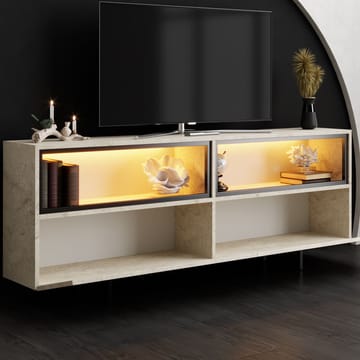 Cielieucel TV-benk 180 cm - Travertin - Møbler - Mediamøbel & tv møbel - TV-benk & mediabenk
