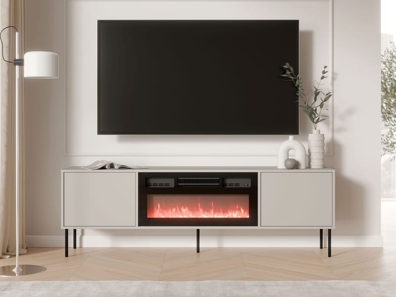 Claven TV-benk 183 cm - beige - Møbler - Mediamøbel & tv møbel - TV-benk & mediabenk