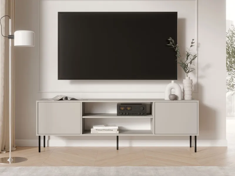 Claven TV-benk 183 cm - beige - Møbler - Mediamøbel & tv møbel - TV-benk & mediabenk