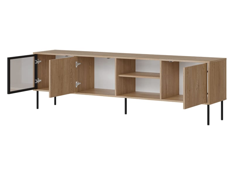Claven TV-benk 201 cm - beige - Møbler - Mediamøbel & tv møbel - TV-benk & mediabenk