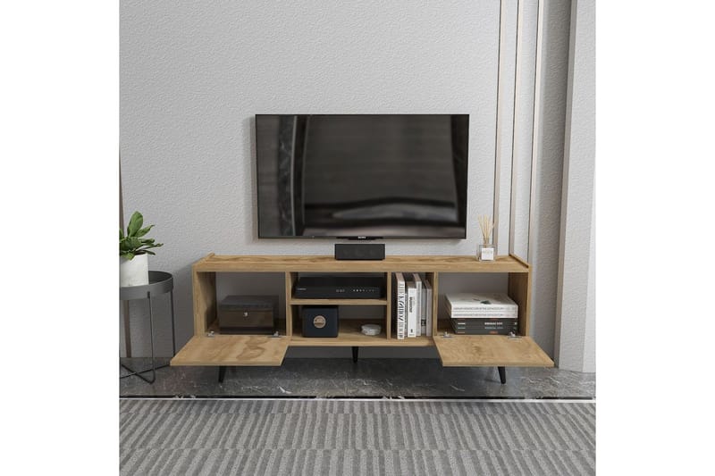 Corvo TV-benk 154,4 cm - Eik - Møbler - Mediamøbel & tv møbel - TV-benk & mediabenk