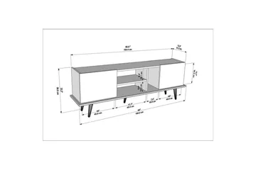 Corvo TV-benk 154,4 cm - Eik - Møbler - Mediamøbel & tv møbel - TV-benk & mediabenk