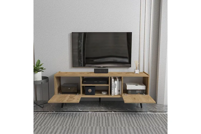Corvo TV-benk 154,4 cm - Eik - Møbler - Mediamøbel & tv møbel - TV-benk & mediabenk